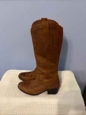 Women’s Tall Western Leather Boots - BOC